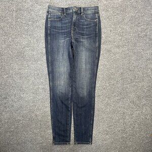 White Black The Everyday Soft Extra High Rise Skinny Jeans Sz 4